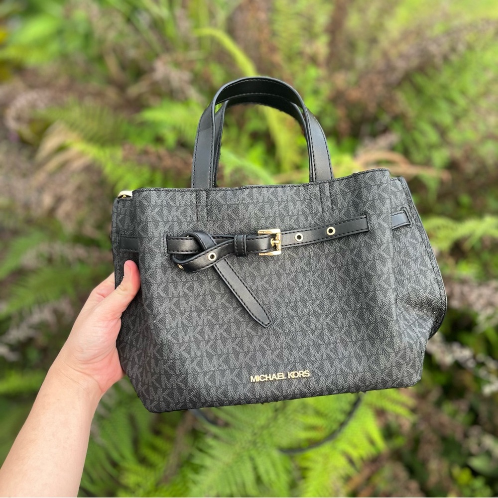Michael Kors Emilia Small Logo Crossbody Satchel Bag